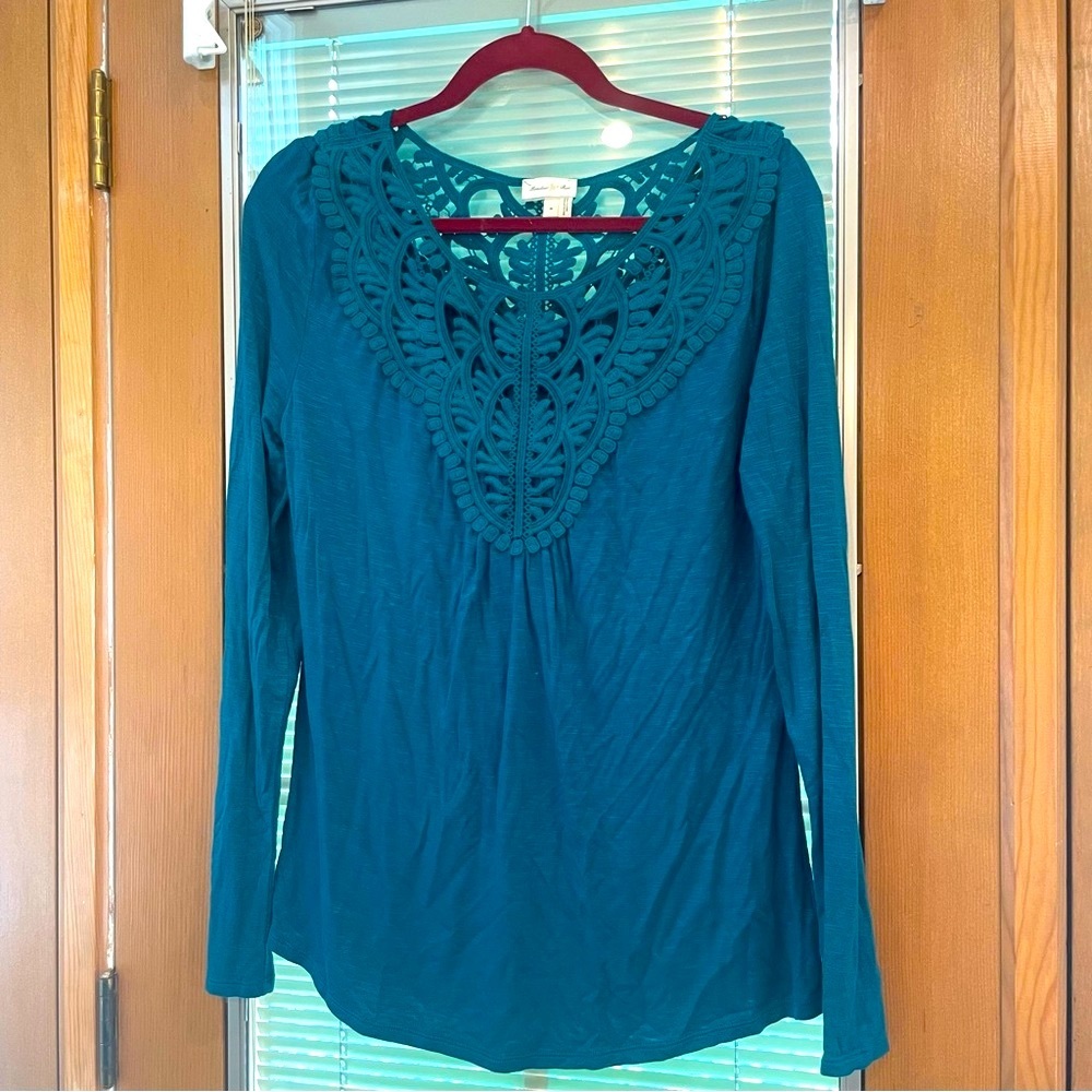 Meadow rue long sleeve blouse
